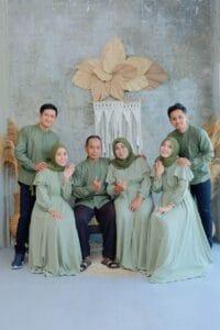 foto keluarga lebaran